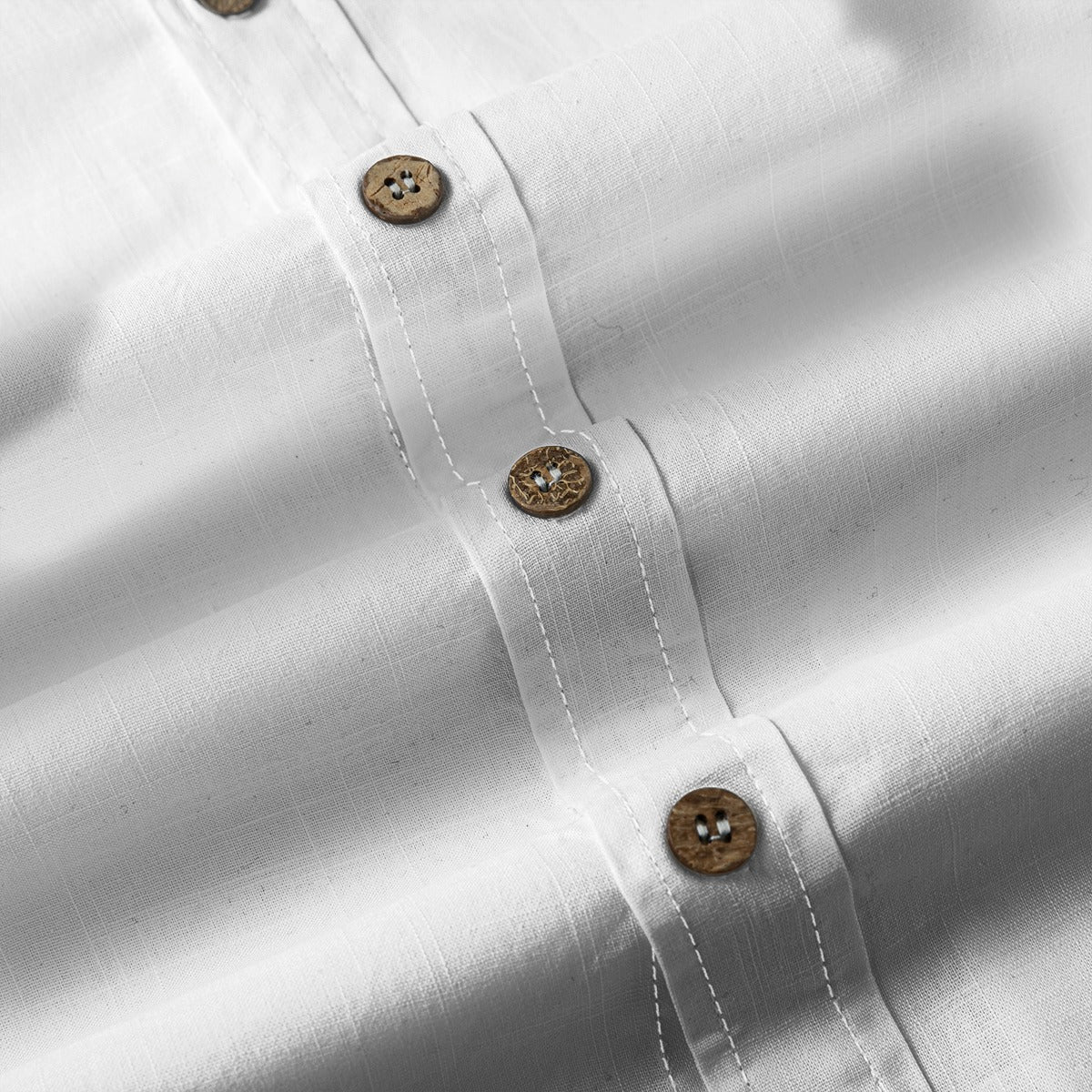 (Premium Cotton-Linen Texture) Men Casual Long Sleeve Shirt | Song Lyrics