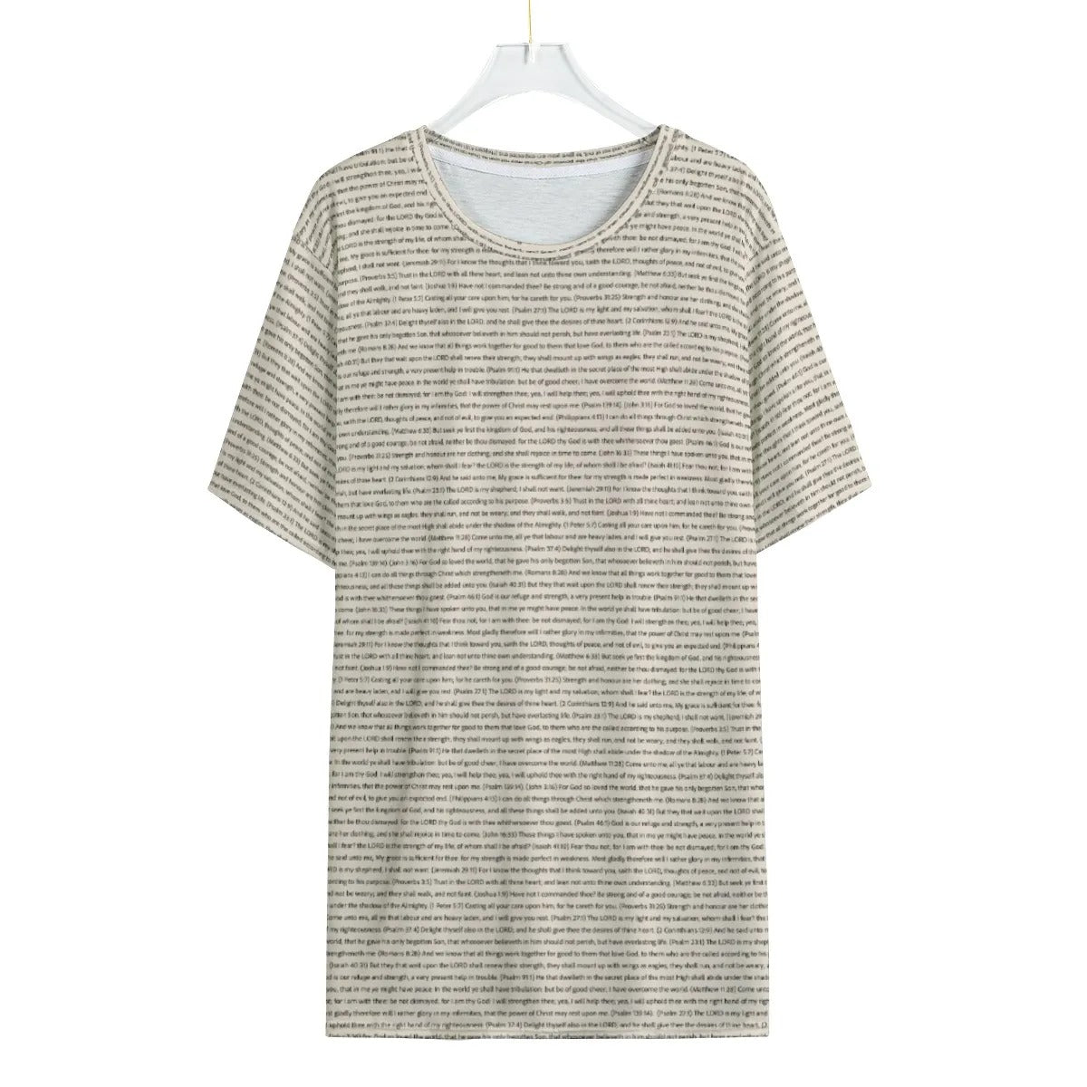 (Natural Cotton) Men Rounded Neck T-Shirt | Song Lyrics