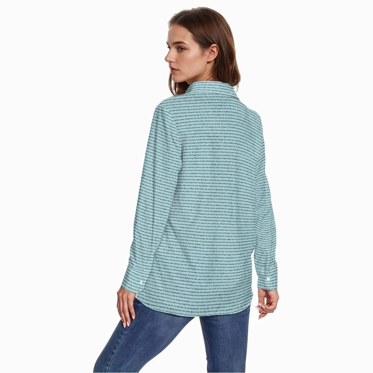 Women Long Sleeve Shirt | Personalized Song Lyrics