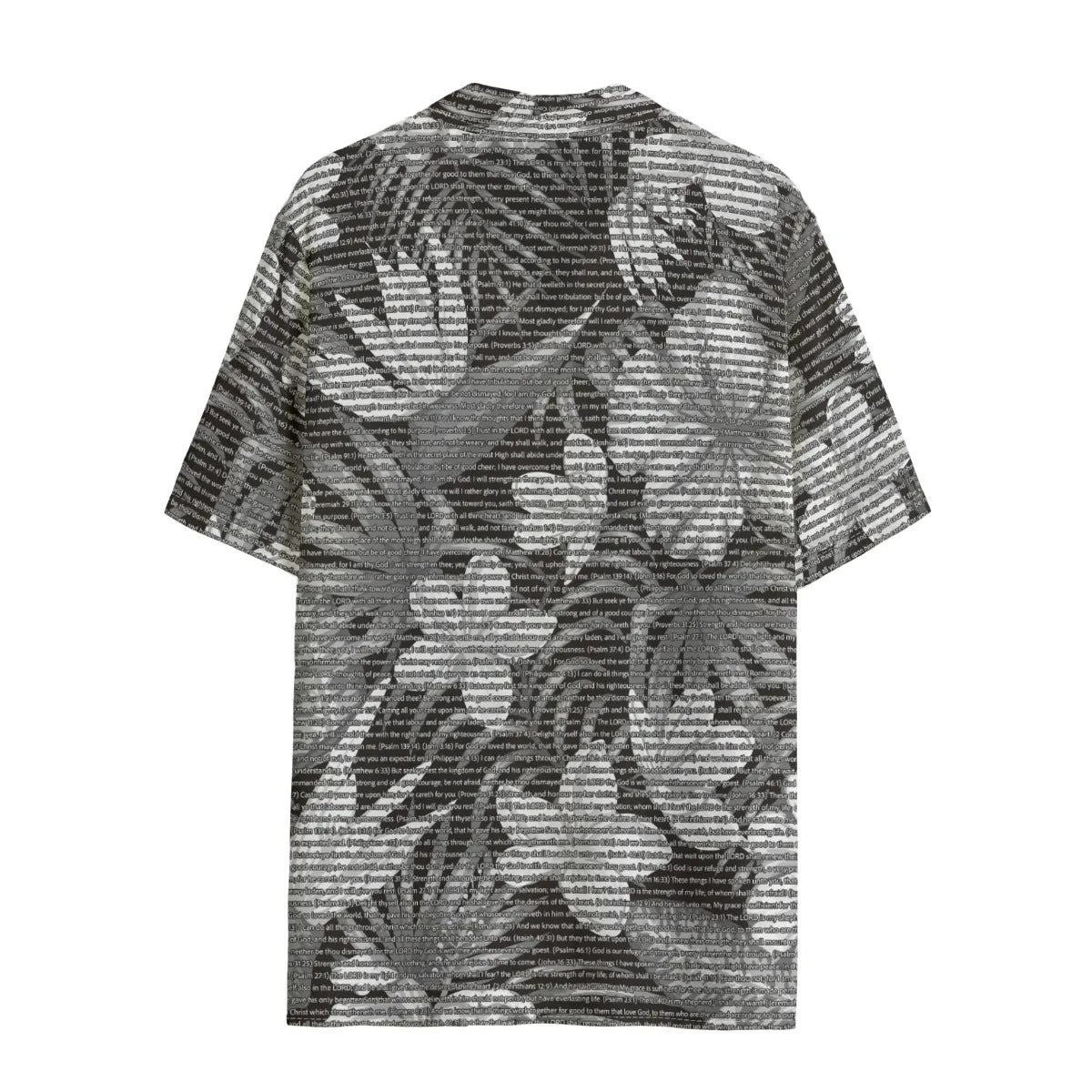 Unisex Aloha Hawaiian Shirt - Tropical Floral Scenic | Bible Verse & Scripture