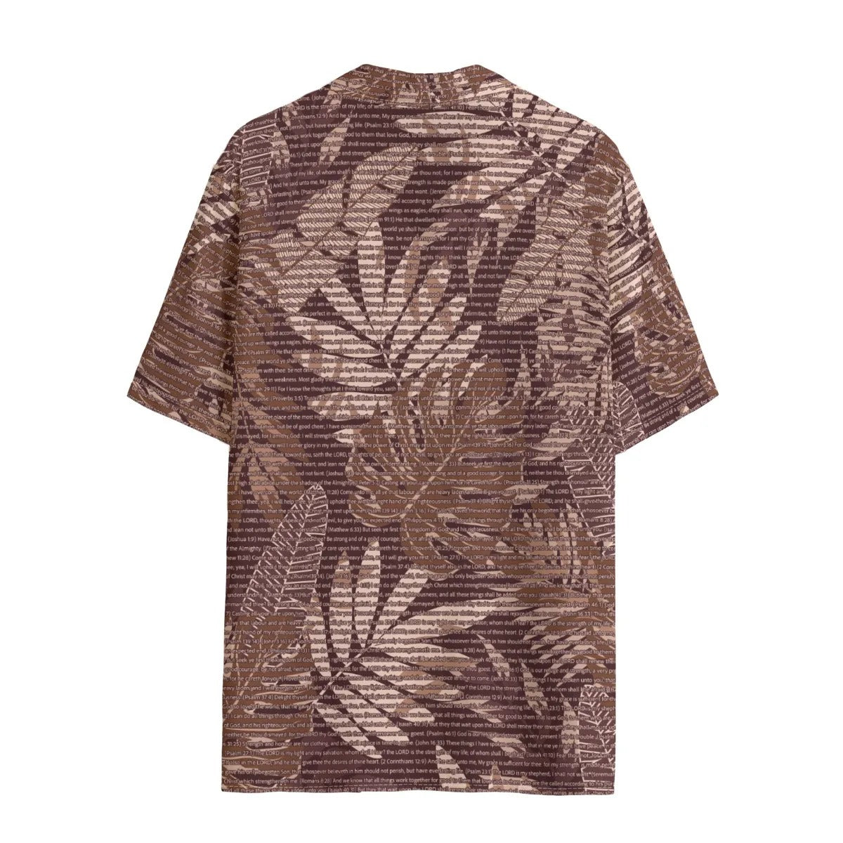Unisex Aloha Hawaiian Shirt - Tropical Floral Scenic | Bible Verse & Scripture