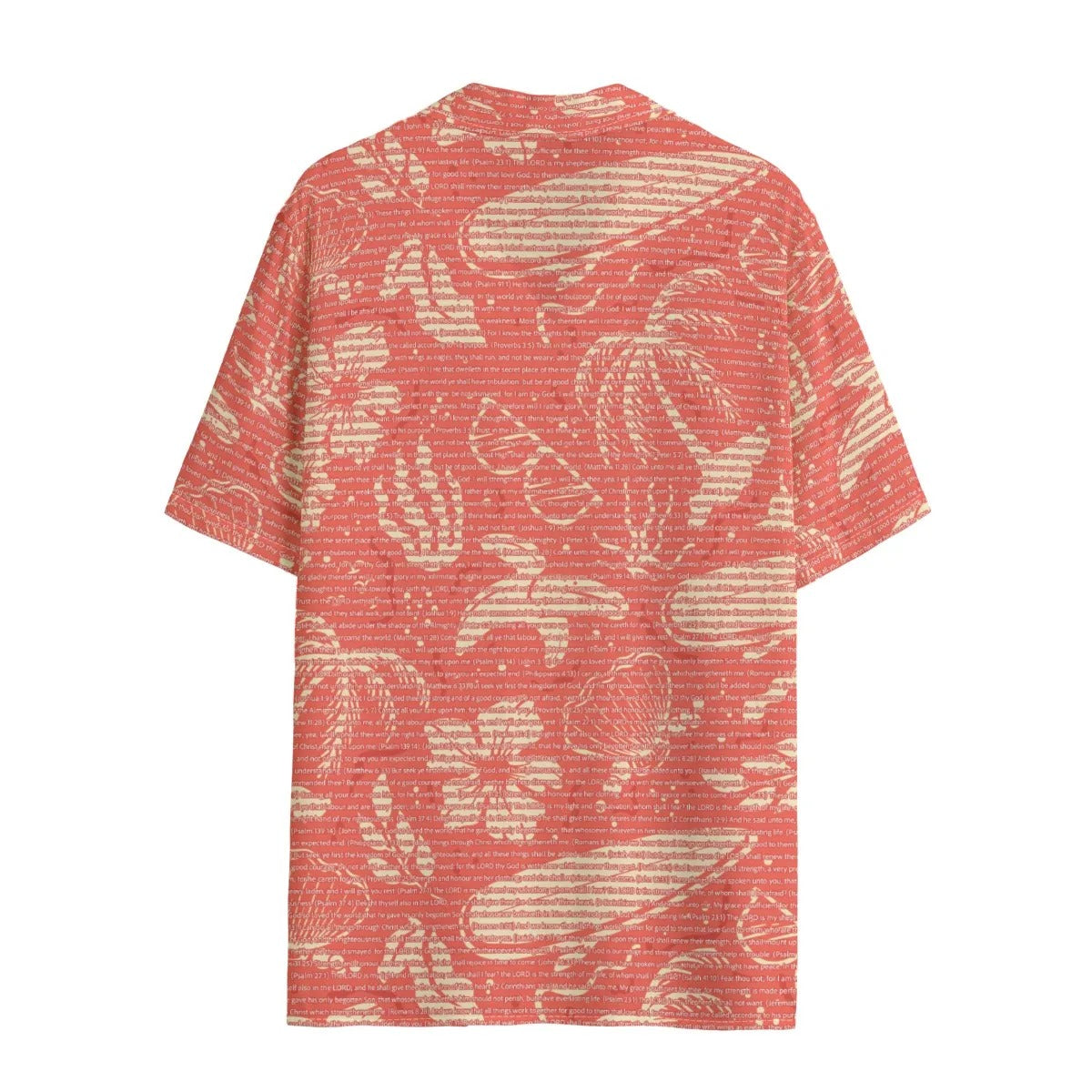 Unisex Aloha Hawaiian Shirt - Tropical Floral Scenic | Bible Verse & Scripture