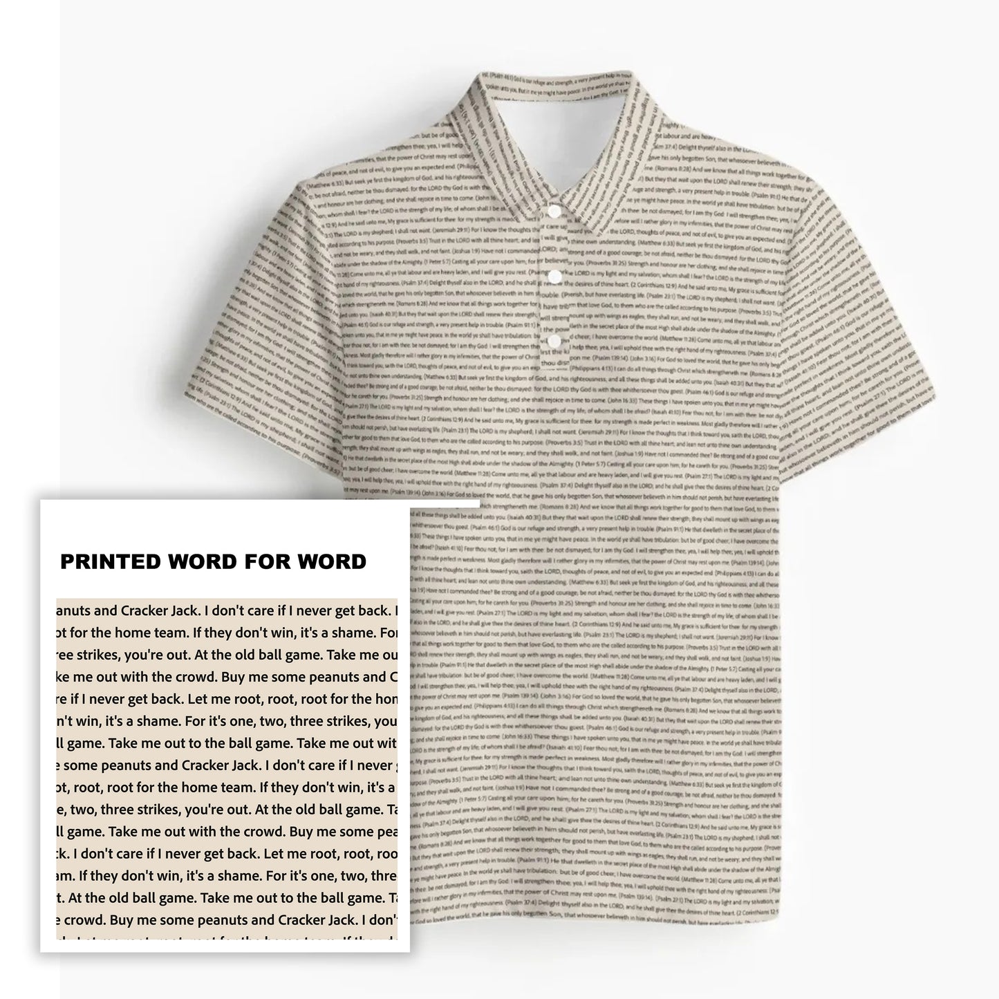 Men's Classic Polo Shirt | Personalize Song Lyrics & Text