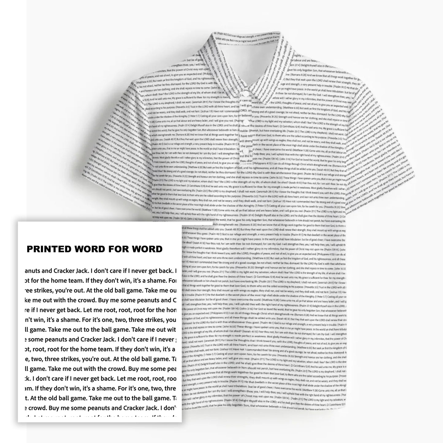 Men's Classic Polo Shirt | Personalize Song Lyrics & Text
