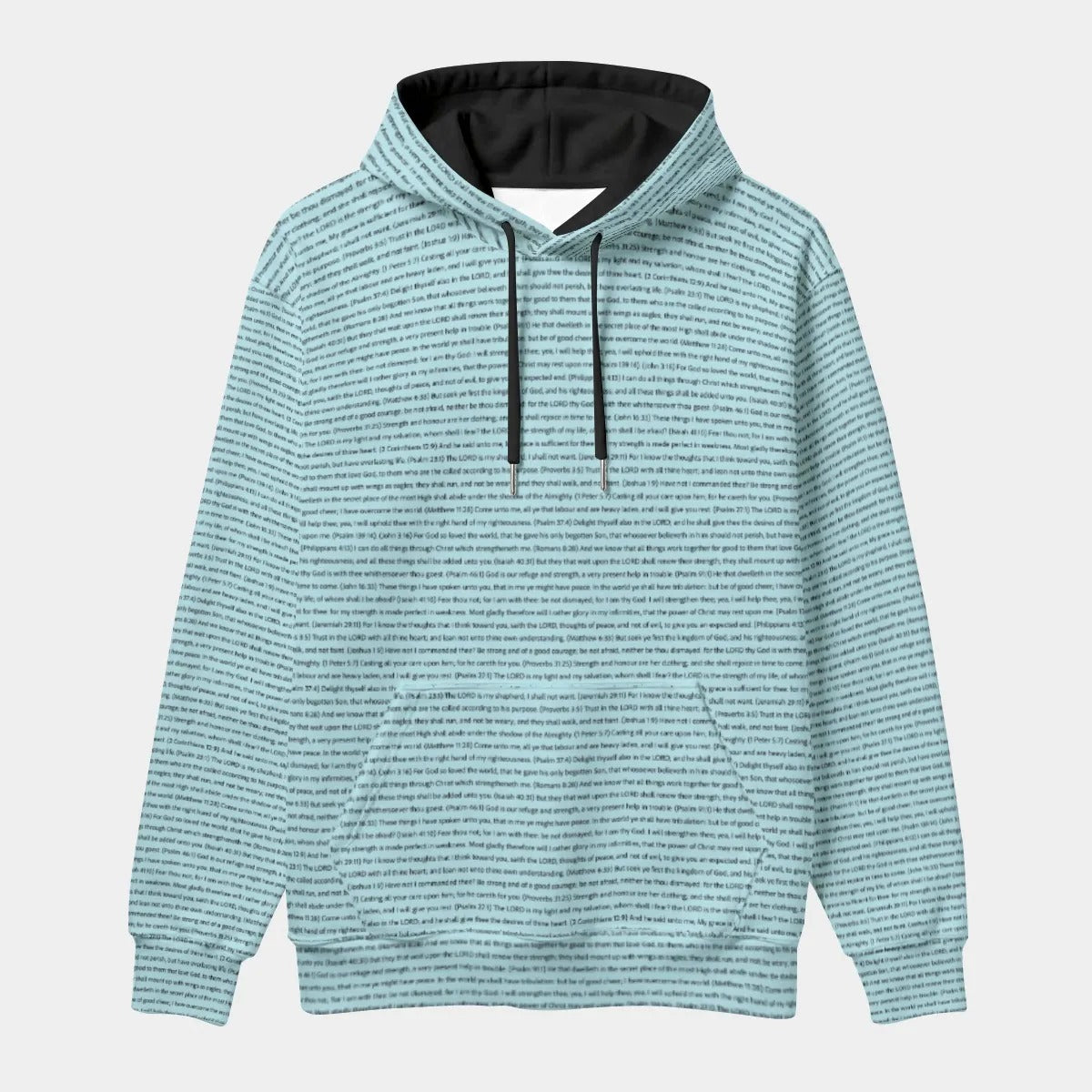 Unisex Heavy Polar Fleece Pullover Hoodie | Personalized Song Lyrics & Custom Text