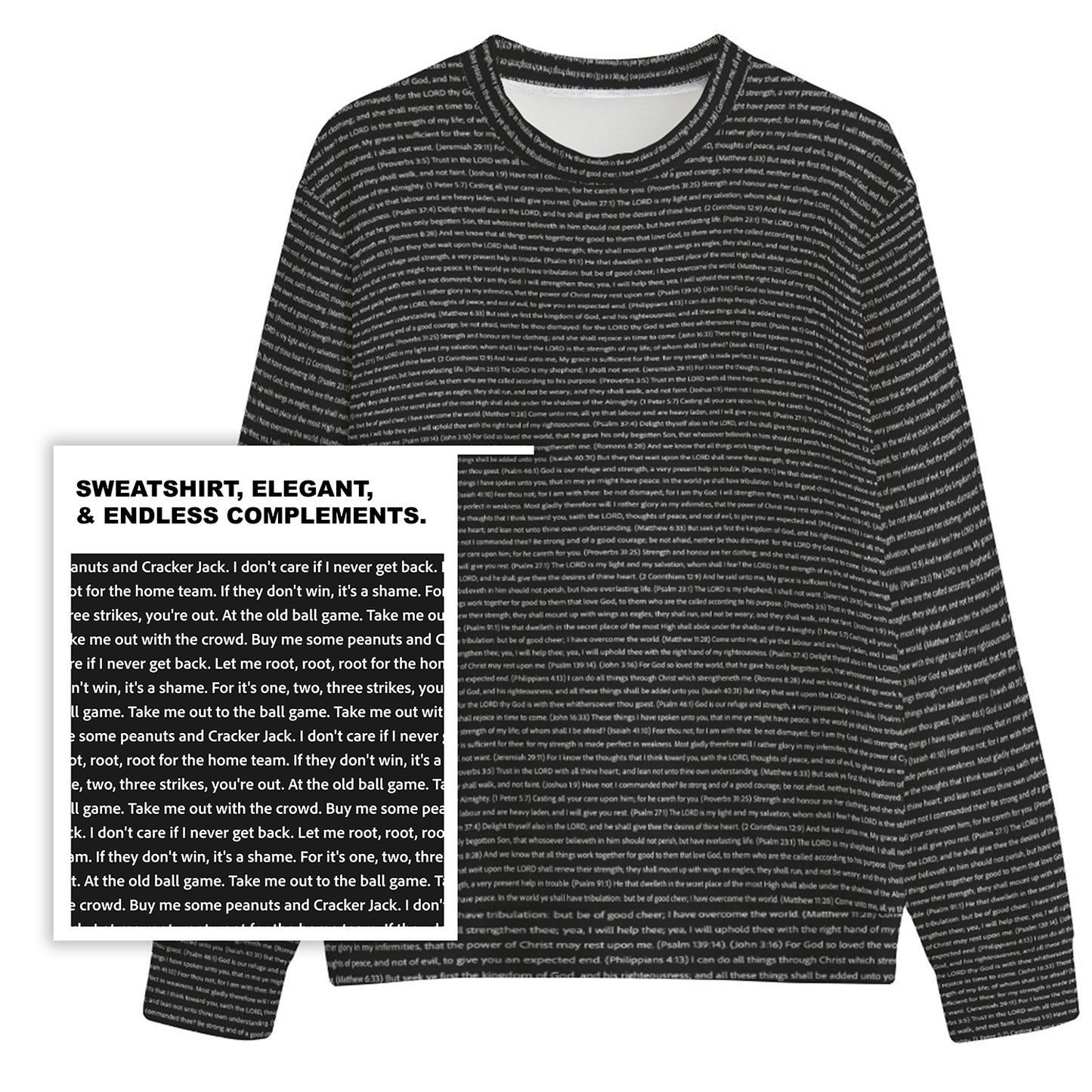 Unisex Heavy Polar Fleece Sweatshirt | Personalized Song Lyrics & Custom Text