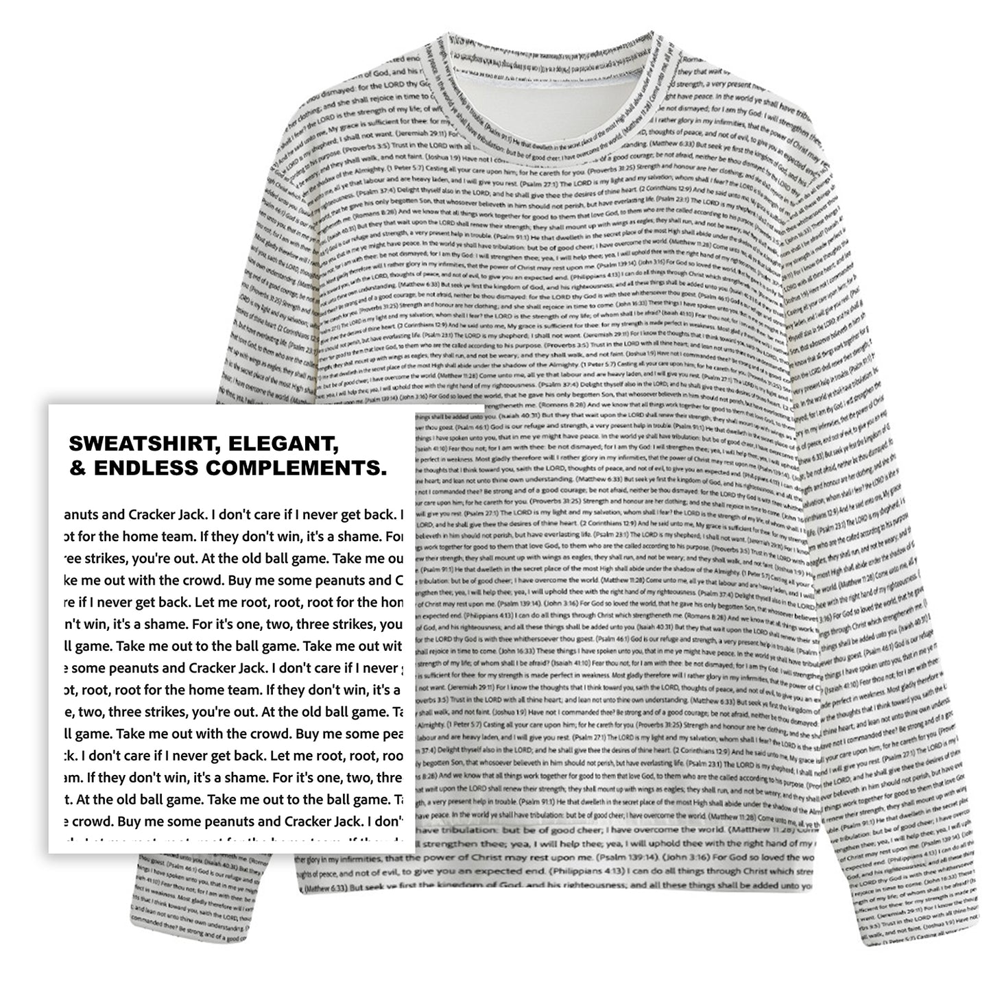 Unisex Heavy Polar Fleece Sweatshirt | Personalized Song Lyrics & Custom Text