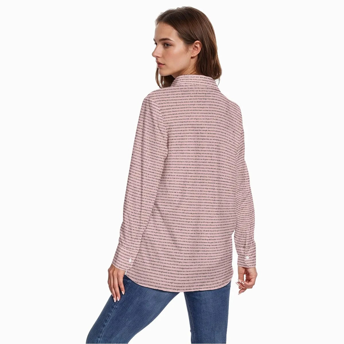 Women Long Sleeve Shirt | Personalized Song Lyrics