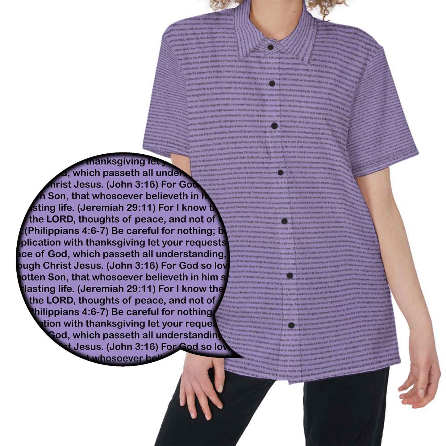 Women Short Sleeve Shirt | Bible Verse & Scripture
