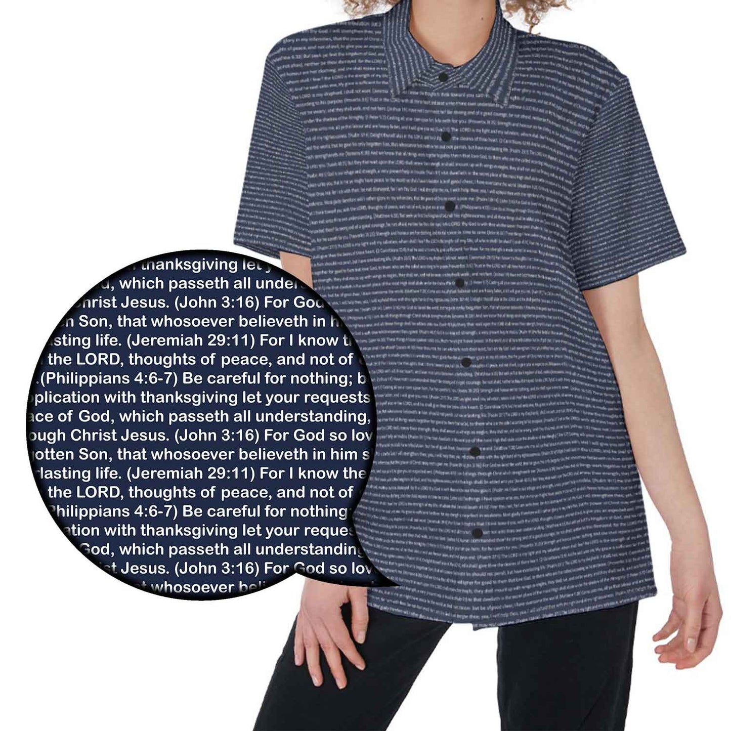 Women Short Sleeve Shirt | Bible Verse & Scripture