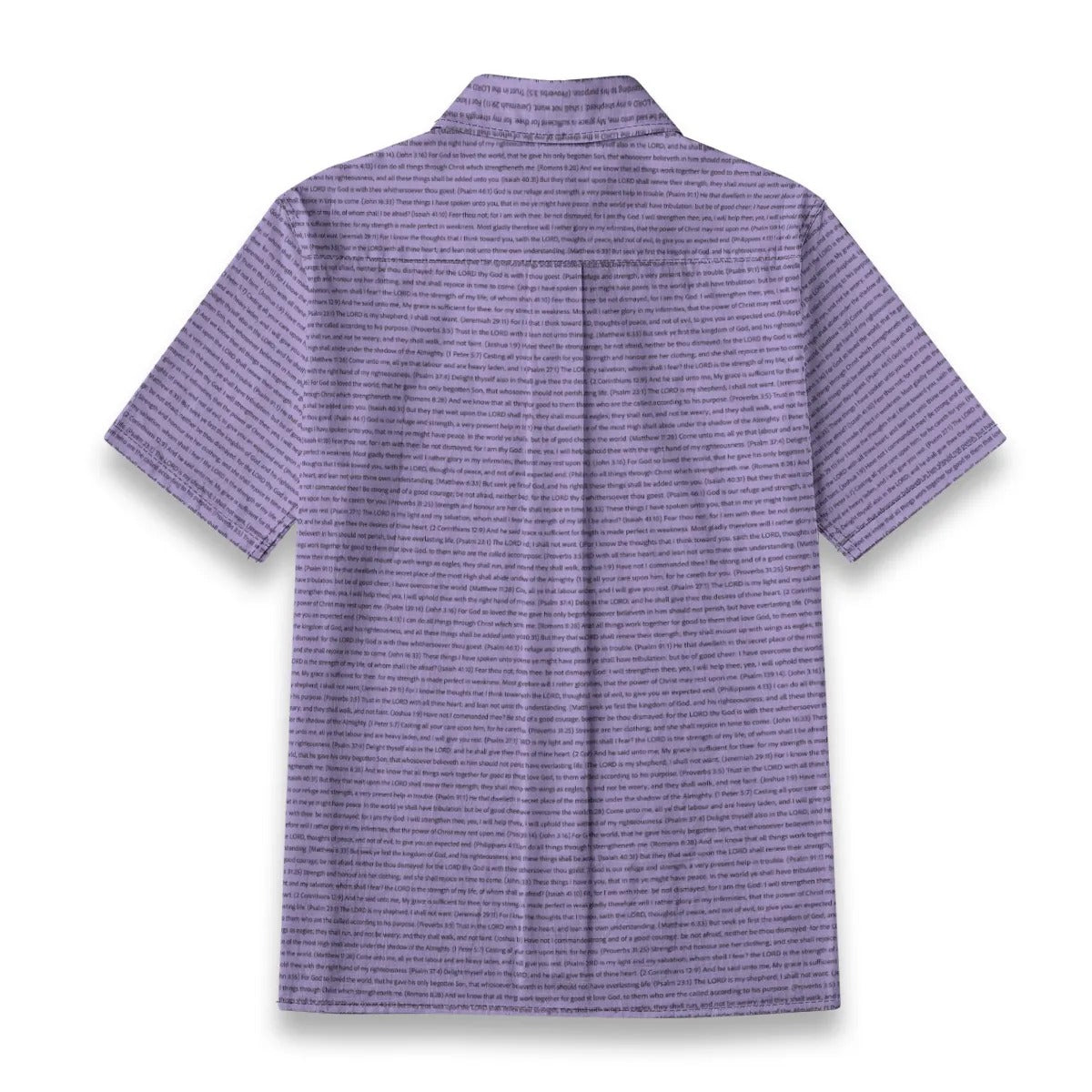(Cotton-Linen Texture) Women Short Sleeve Shirt | Bible Verse & Scripture
