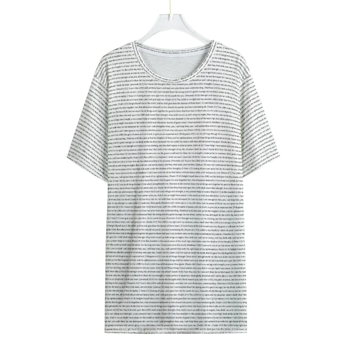 (Natural Cotton) Men Rounded Neck T-Shirt | Song Lyrics