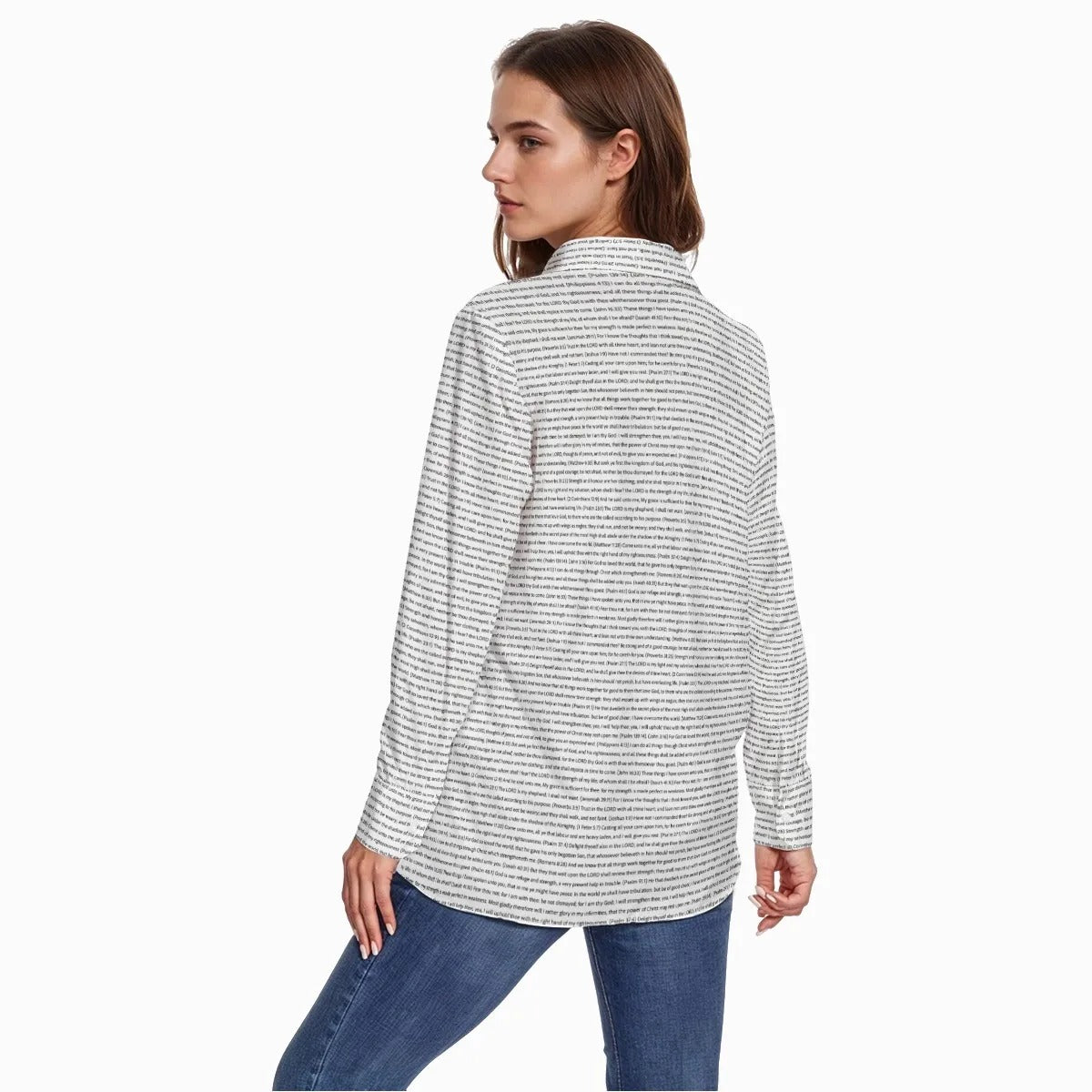 Women Long Sleeve Shirt | Personalized Song Lyrics
