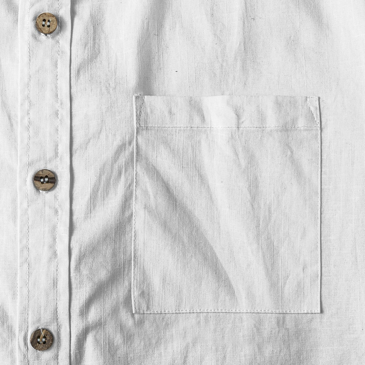 (Premium Cotton-Linen Texture) Men Casual Short Sleeve Shirt | Song Lyrics