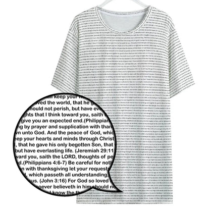Women Rounded Neck T-Shirt | Personalized Bible Verse/Scripture