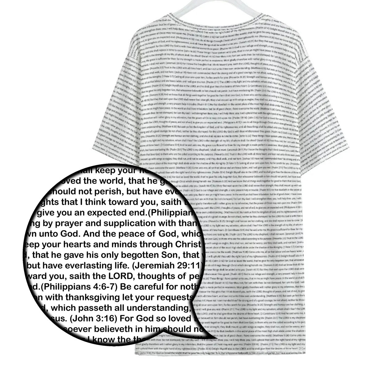 Women Rounded Neck T-Shirt | Personalized Bible Verse/Scripture