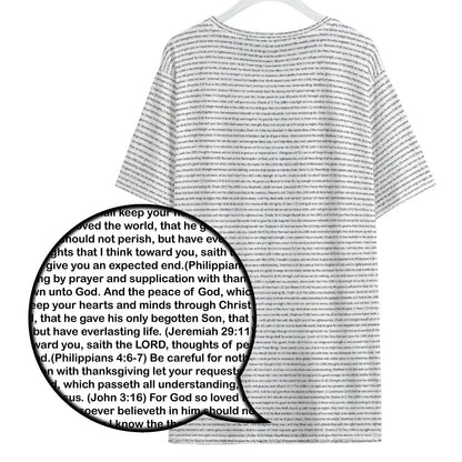 Women Rounded Neck T-Shirt | Personalized Bible Verse/Scripture