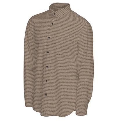 (Natural Cotton) Men Casual Long Sleeve Shirt | Song Lyrics