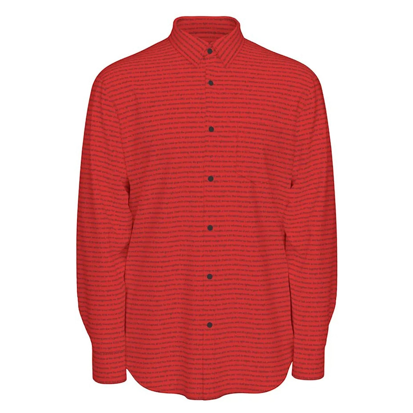 (Natural Cotton) Men Casual Long Sleeve Shirt | Song Lyrics