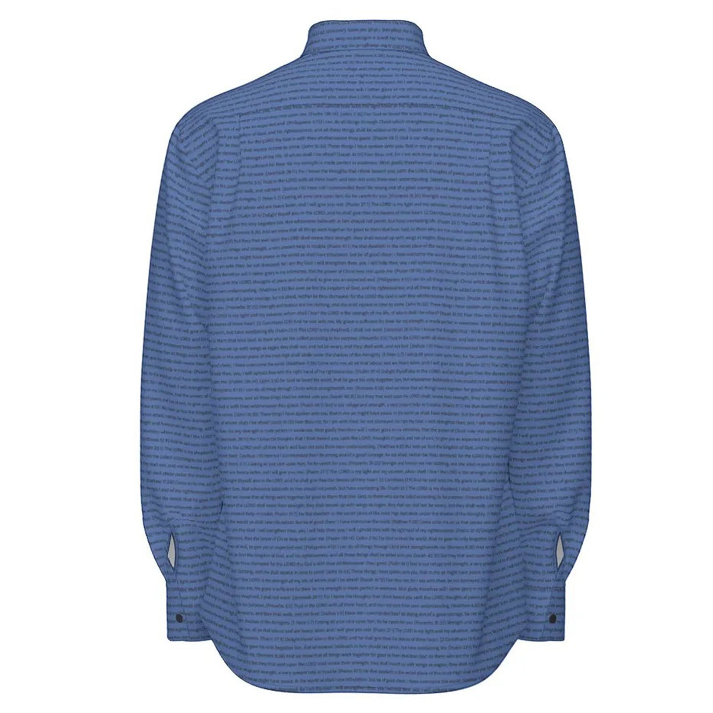 (Natural Cotton) Men Casual Long Sleeve Shirt | Song Lyrics