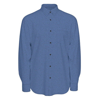 (Natural Cotton) Men Casual Long Sleeve Shirt | Song Lyrics
