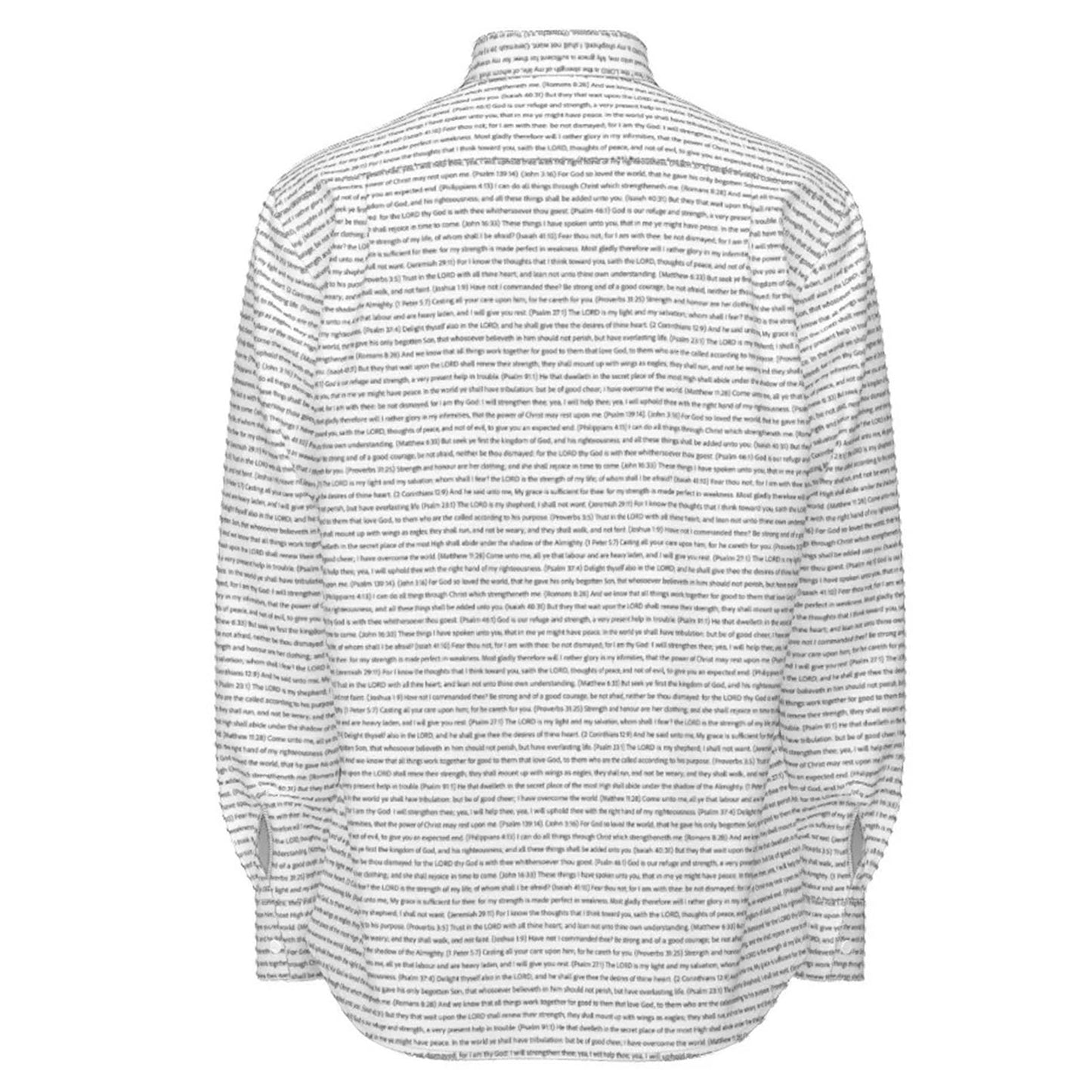 (Natural Cotton) Men Casual Long Sleeve Shirt | Song Lyrics