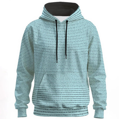Unisex Cotton Fleece Pullover Hoodie | Personalized Song Lyrics & Custom Text