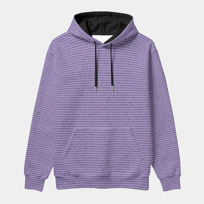 Unisex Heavy Polar Fleece Pullover Hoodie | Personalized Song Lyrics & Custom Text