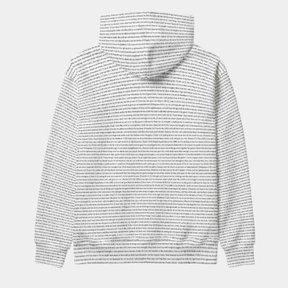 Unisex Heavy Polar Fleece Pullover Hoodie | Personalized Song Lyrics & Custom Text