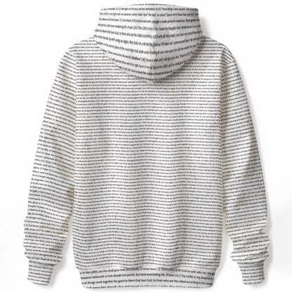 Unisex Cotton Fleece Pullover Hoodie | Personalized Song Lyrics & Custom Text