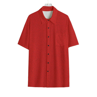 Men Short Sleeve Button Shirt | Song Lyrics