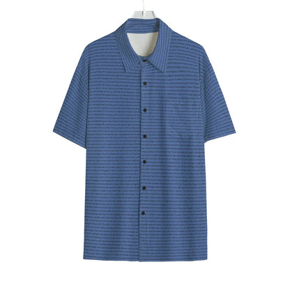 Men Short Sleeve Button Shirt | Song Lyrics