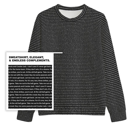 Unisex Heavy Polar Fleece Sweatshirt | Personalized Song Lyrics & Custom Text