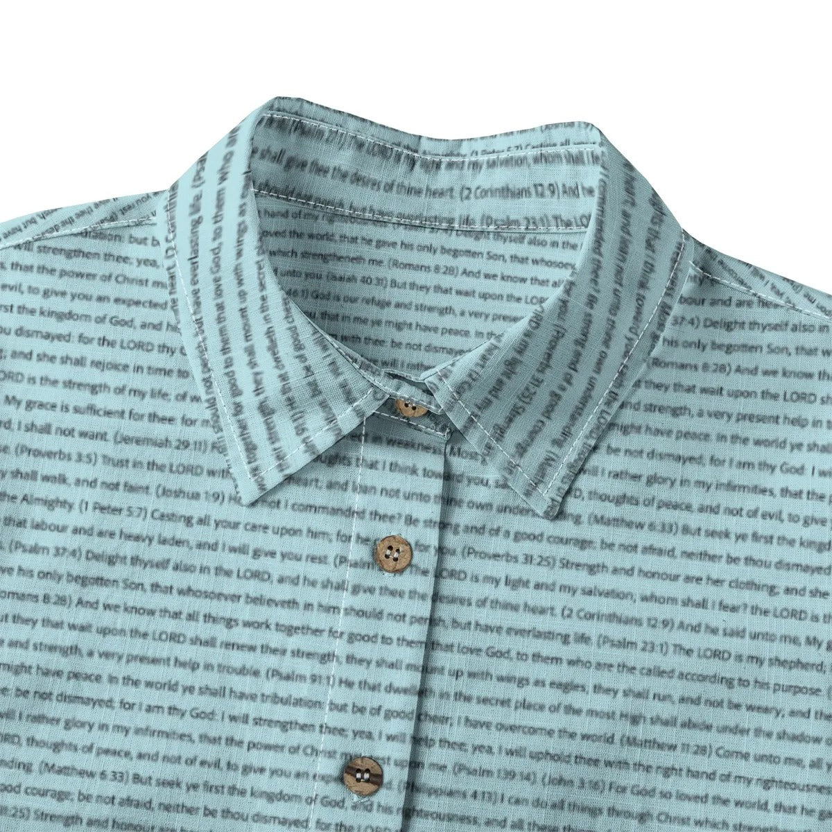 (Cotton-Linen Texture) Women Short Sleeve Shirt | Song Lyrics