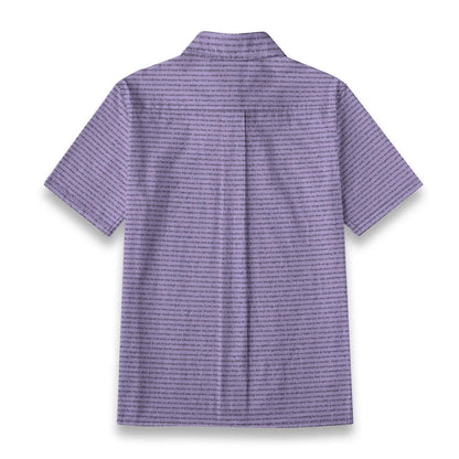 (Cotton-Linen Texture) Women Short Sleeve Shirt | Song Lyrics