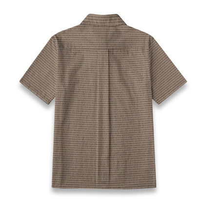 (Cotton-Linen Texture) Women Short Sleeve Shirt | Song Lyrics