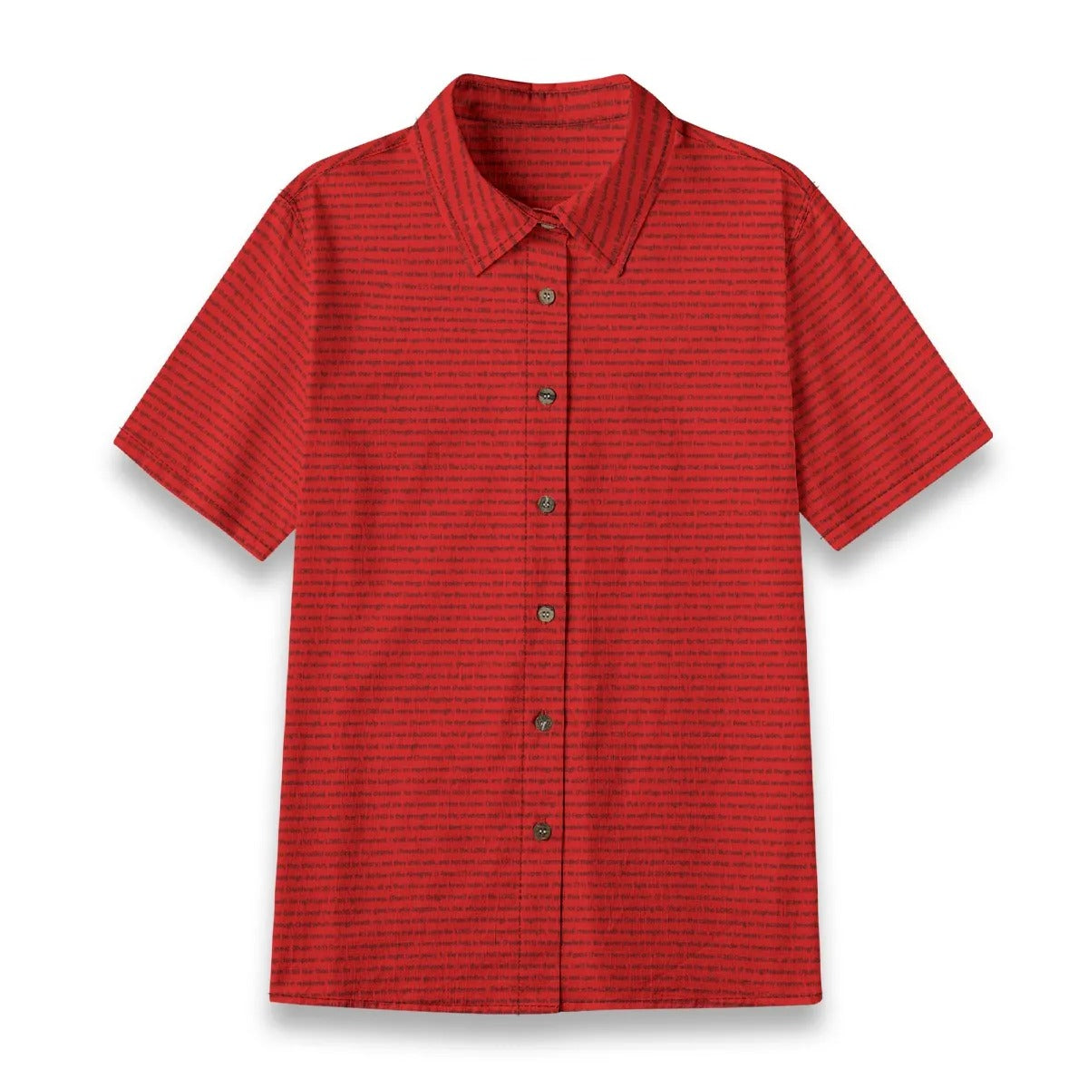 (Cotton-Linen Texture) Women Short Sleeve Shirt | Song Lyrics