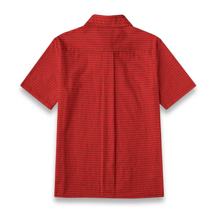 (Cotton-Linen Texture) Women Short Sleeve Shirt | Song Lyrics