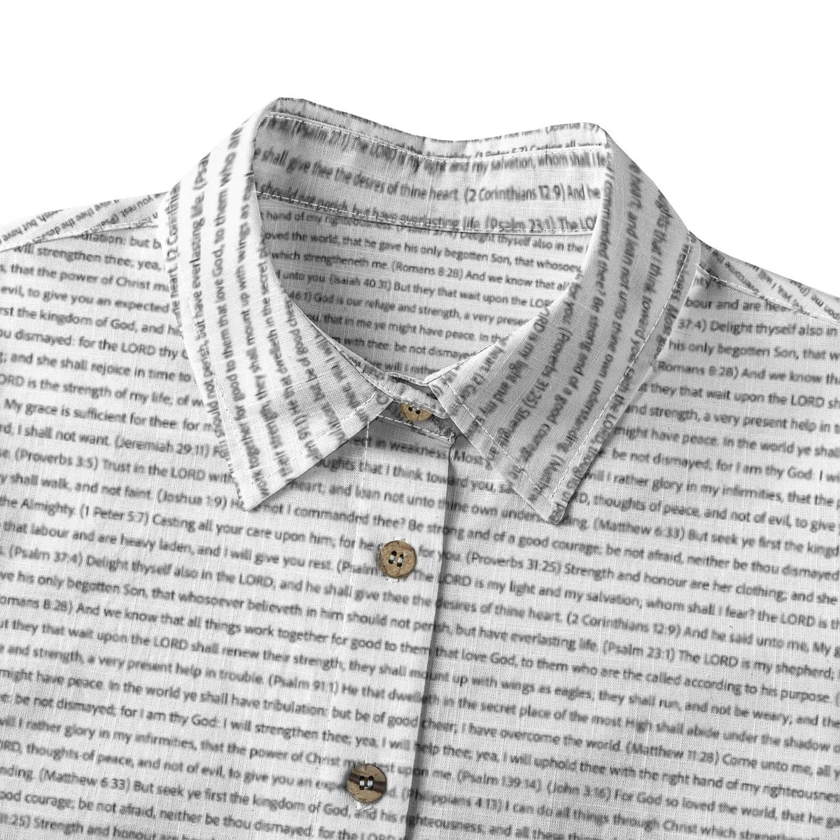 (Cotton-Linen Texture) Women Short Sleeve Shirt | Song Lyrics