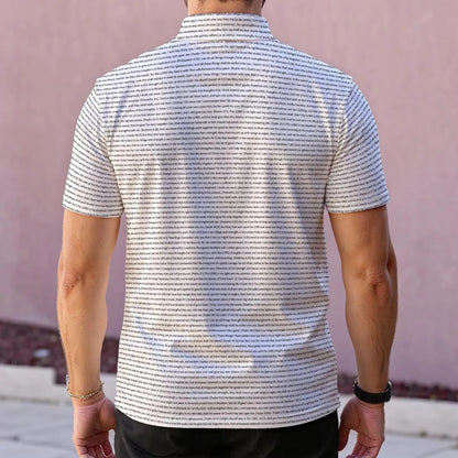 Men's Classic Polo Shirt | Personalized Bible Verses