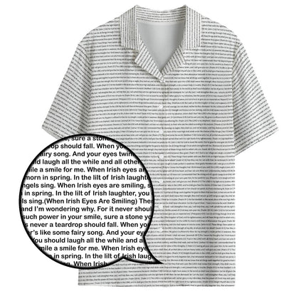 Aloha Hawaiian Cotton Shirt | Song Lyrics