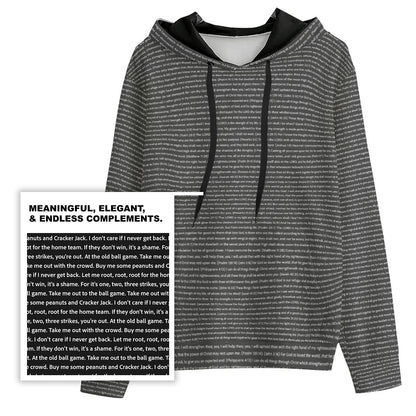 Women's Heavy Polar Fleece Pullover Hoodie | Personalized Song Lyrics & Custom Text